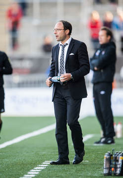 Per-Ola Ljung, tränare Örebro SK i matchen mellan Örebro