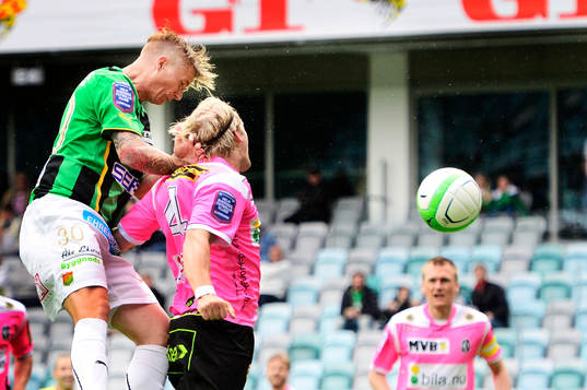 Andreas Drugge, Gais gör 2-0 över Martin Rudolfsson,