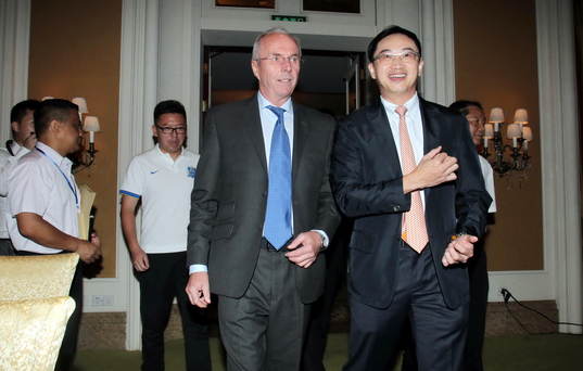 Fotboll, Sven-Göran Eriksson, Ny huvudtränare i Guangzhou