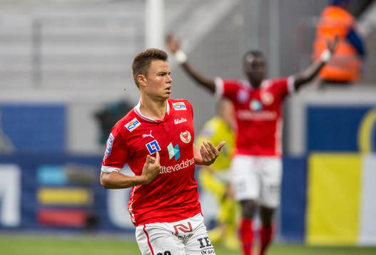 Melker Hallberg, Kalmar FF, gör 2-2
