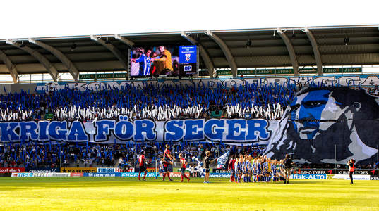 IFK Göteborgs tifo innan matchen