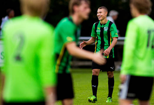 Henrik Larsson, Högaborgs BK kramar om sin son Jordan
