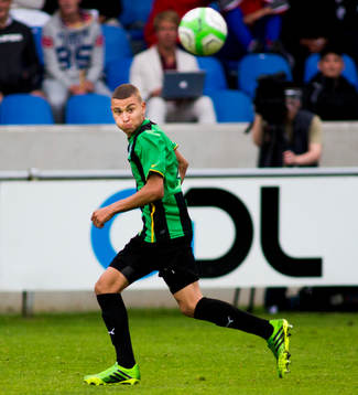 Jordan Larsson spelade med sin pappa Henrik Larsson