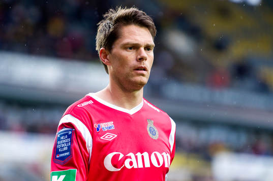 Gefles målvakt Mattias Hugosson i