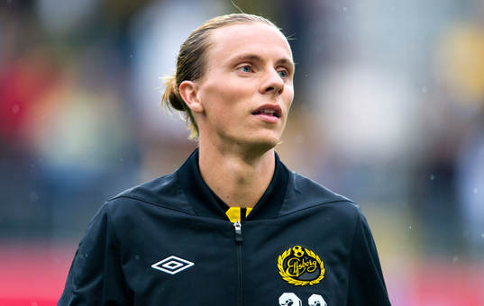 Elfsborgs Niklas Hult vid lineup i