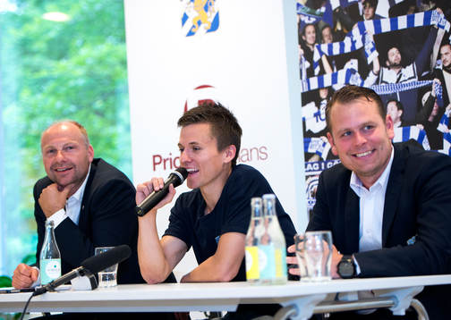 Sportchef Håkan Mild och tränare Mikael Stahre, tränare