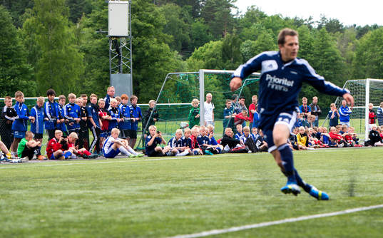Ungdomar från IFK Göteborgs Summercamp 2013 besökte