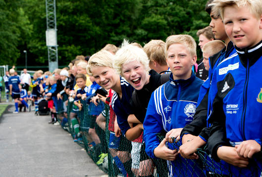 Ungdomar från IFK Göteborgs Summercamp 2013 besökte