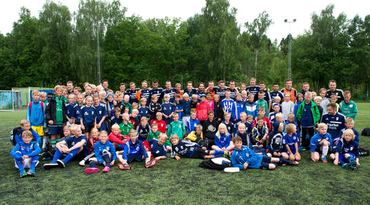 Ungdomar från IFK Göteborgs Summercamp 2013 besökte
