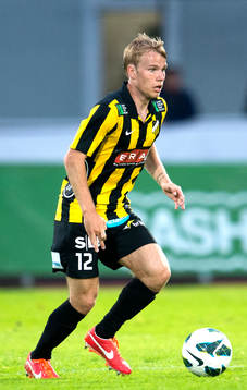 Häckens Oscar Lewicki i matchen mellan Häcken och