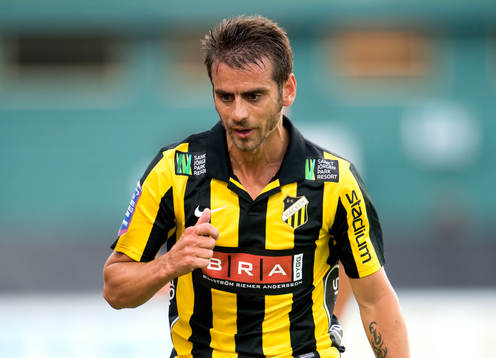 Häckens Björn Anklev i matchen mellan Häcken och