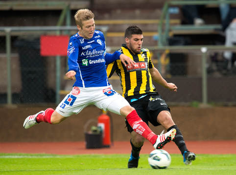 Åtvidabergs Anton Tinnerholm och Häckens Moestafa El
