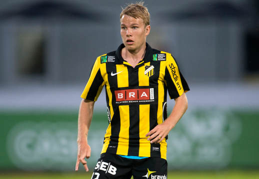 Häckens Oscar Lewicki i matchen mellan Häcken och
