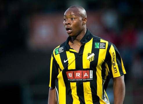 Häckens Carlos Strandberg i matchen mellan Häcken och