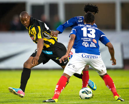 Häckens Carlos Strandberg i matchen mellan Häcken och