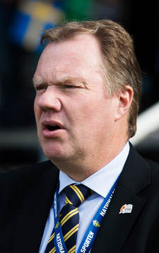 Svenska Fotbollförbundets ordförande Karl-Erik Nilsson