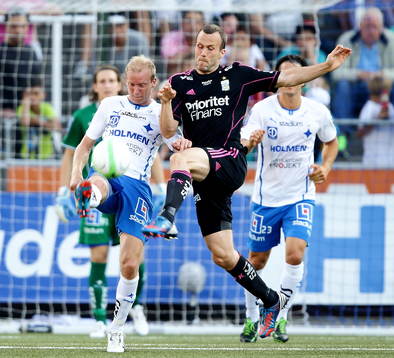 Norrköpings Andreas Johansson och Göteborgs Jakob
