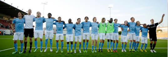 Malmö FF laget sjunger