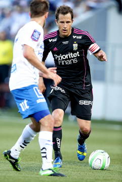 Göteborgs Tobias Hysén i matchen mellan IFK Norrköping