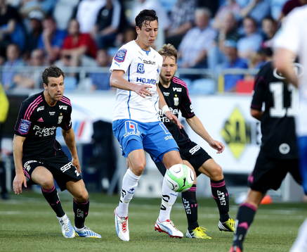 Norrköpings Martin Smedberg Dalence i matchen mellan IFK