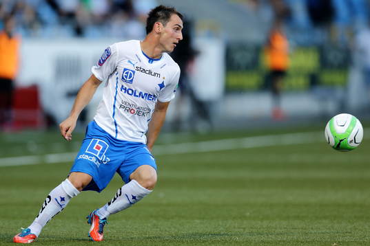 Norrköpings Nikola Tkalcic i matchen mellan IFK