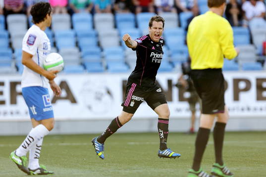 Göteborgs Tobias Hysén jublar