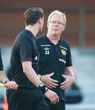 Lars Jacobsson, assisterande tränare, Mjällby, har