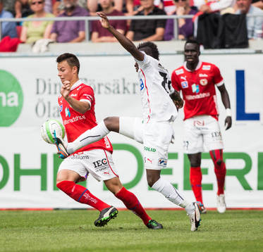 Melker Hallberg, Kalmar FF, David Accam, Helsingborgs IF