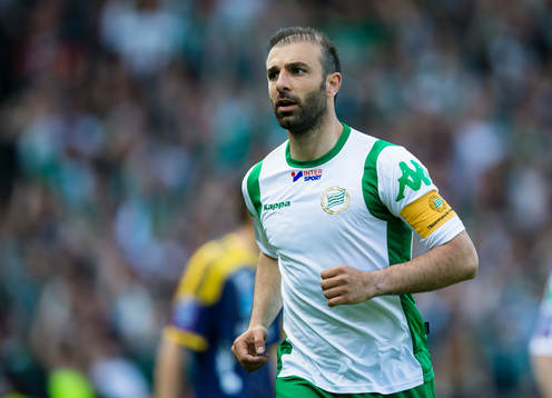 Hammarbys Kennedy Bakircioglü i matchen mellan Hammarby