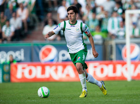 Hammarbys Nahir Besara i matchen mellan Hammarby och