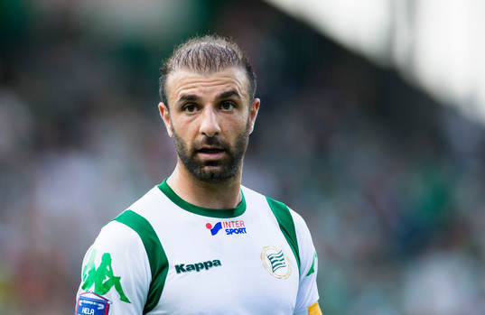 Hammarbys Kennedy Bakircioglü i matchen mellan Hammarby