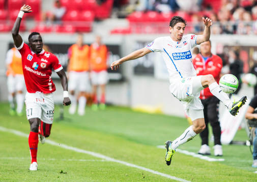 Papa Diouf, Kalmar FF, Loret Sadiku, Helsingborgs IF