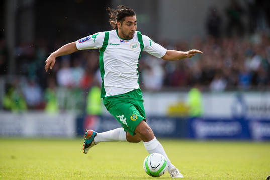 Hammarbys Sebastian Castro-Tello i matchen mellan Hammarby