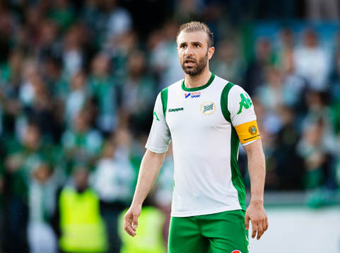Hammarbys Kennedy Bakircioglü i matchen mellan Hammarby