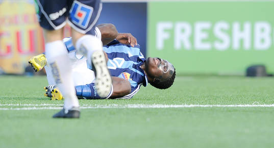 Djurgårdens nr 18 Daniel Amartey
