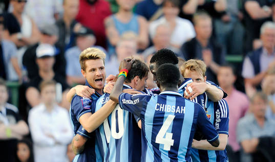 Bläddra bland fler bilder av Fotboll, Allsvenskan, Gefle - Djurgården
