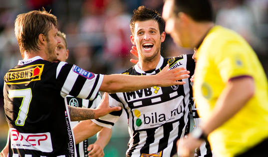 Landskronas Liridon Leci, Andreas Dahl och Fredrik Olsson