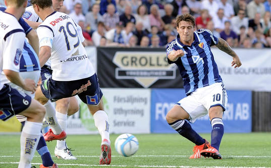 Djurgårdens nr 10 Erton Fejzullahu