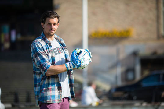 Hammarbys målvakt Johannes Hopf