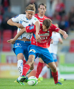 Månz Karlsson, Öster, och Christoffer Nyman, Norrköping