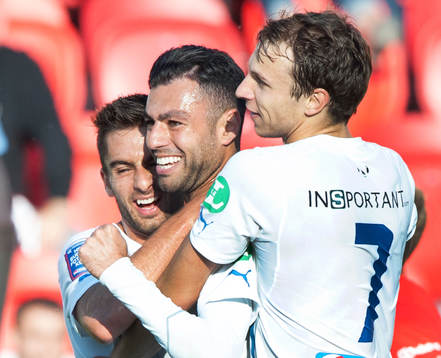 0-1 Imad Khalili, Norrköping, som grattas av Christopher