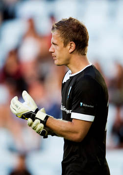 Malmö FFs målvakt Johan Dahlin