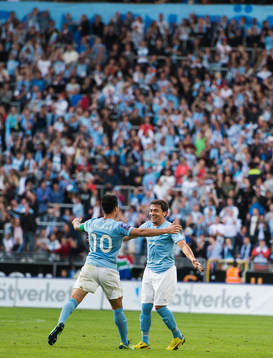 Malmö FFs Jiloan Hamad och Ricardo Ferreira Da Silva firar