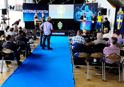 Strax dags för presskonferensen