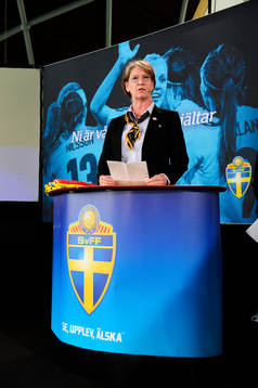 Annelie Larsson, styrelseledamot Svenska fotbollsförbundet