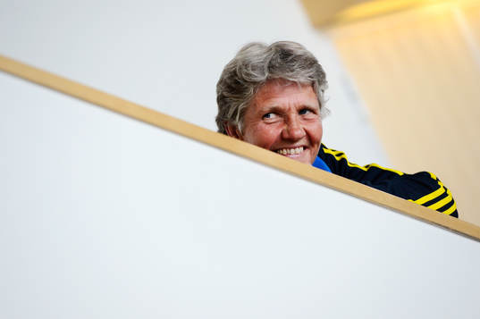 Sveriges förbundskapten Pia Sundhage