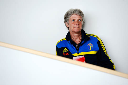 Sveriges förbundskapten Pia Sundhage