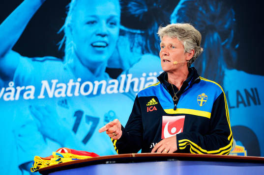 Sveriges förbundskapten Pia Sundhage
