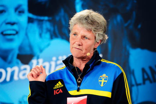 Sveriges förbundskapten Pia Sundhage