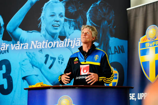 Sveriges förbundskapten Pia Sundhage